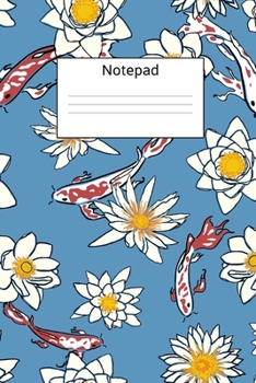 Paperback Koi Fish Themed Notepad Book