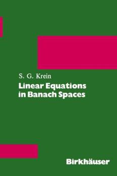 Paperback Linear Equations in Banach Spaces Book