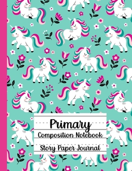 Paperback Primary Composition Notebook, Story Paper Journal Book