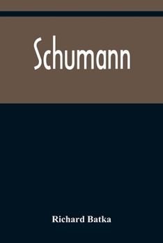 Paperback Schumann [German] Book
