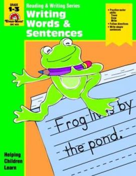 Paperback Writing Words & Sentences Book