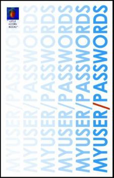 Paperback My User/Passwords: For Your Internet Housekeeping Book
