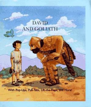 Hardcover David and Goliath: Fun with Pull-Tabs, Flaps and Pop-Ups Book