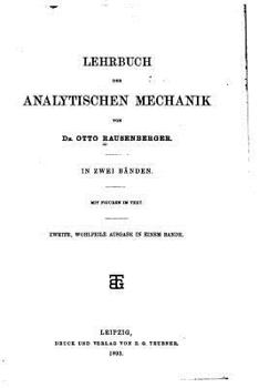 Paperback Lehrbuch Der Analytischen Mechanik [German] Book
