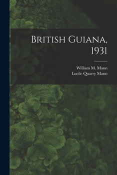 Paperback British Guiana, 1931 Book