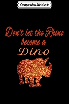 Composition Notebook: Rhinoceros Gift Hindu Designed Funny Rhino  Journal/Notebook Blank Lined Ruled 6x9 100 Pages
