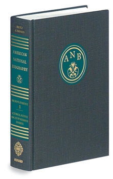 Hardcover American National Biography Book