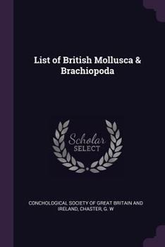 Paperback List of British Mollusca & Brachiopoda Book