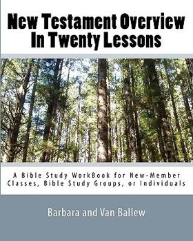 Paperback New Testament Overview In Twenty Lessons: A Bible Study Workbook For New-Member Classes, Bible Study Groups, Or Individuals Book