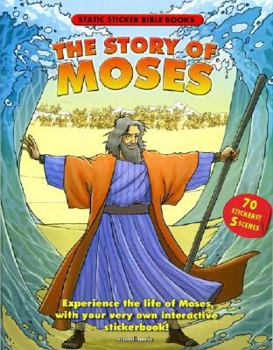 Paperback Scandinavia "The Story of Moses" Static Sticker Bible Book