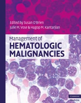 Hardcover Management of Hematologic Malignancies Book