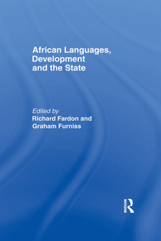 Paperback African Languages, Development and the State Book