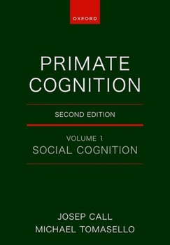 Paperback Primate Cognition Volume 1 Book