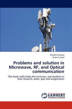 Paperback Problems and Solution in Microwave, RF, and Optical Communication Book