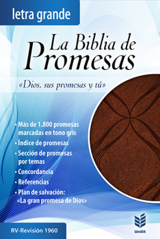Imitation Leather La Biblia de Promesas-Rvr 1960 [Spanish] Book