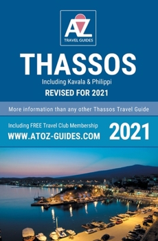 Paperback A to Z Guide to Thassos 2021, including Kavala and Philippi Book
