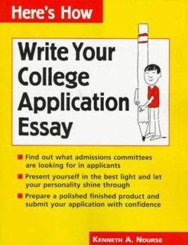 Paperback Write Your College Application Essay (Here's How) Book