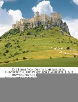 Paperback Die Lehre Von Den Wechselbriefen, Theoretisch Und Praktisch Dargestellt: Dritte Auflage [German] Book