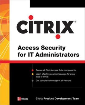 Paperback Citrix(r) Access Suite Security for It Administrators Book