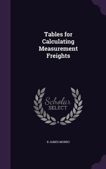 Hardcover Tables for Calculating Measurement Freights Book