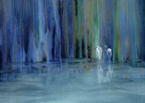 Two Egrets Notecards (Heron Dance Watercolor Notecards)