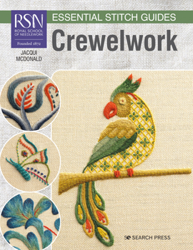 Paperback Rsn Essential Stitch Guides: Crewelwork - Large Format Edition Book