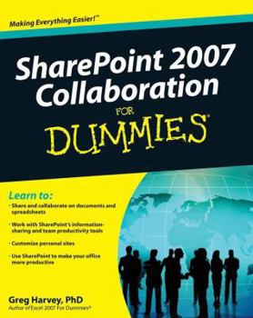 Paperback SharePoint 2007 Collaboration For Dummies Book