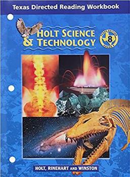 Paperback Holt Science & Technology Texas: Dir Reading Workbook Grade 8 Physical Science Book