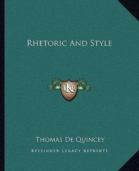 Paperback Rhetoric And Style Book