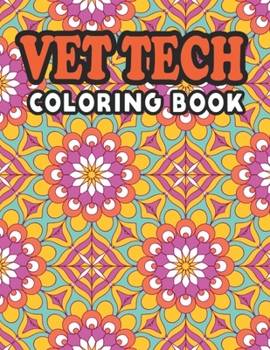 Paperback Vet Tech Coloring Book