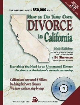 Paperback How to Do Your Own Divorce in California: Everything You Need for an Uncontested Divorce Book