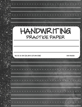 Paperback Handwriting Practice Paper: Dotted Mid-lines Uppercase and Lowercase Writing Sheets Notebook For Kids (Kindergarten To 3rd Grade Students) Book