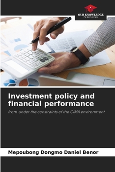 Paperback Investment policy and financial performance Book