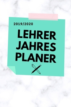 Paperback 2019/2020 Lehrer Jahres Planer: A5 Lehrerplaner PUNKTIERT Geschenkidee für Lehrer - Abschiedsgeschenk Grundschule - Klassengeschenk - Dankeschön - Ges [German] Book