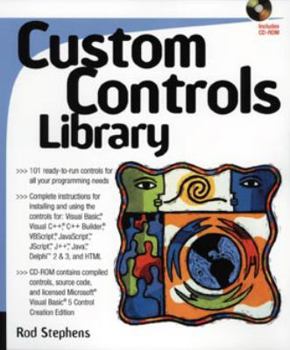 Paperback Custom Controls Library Book