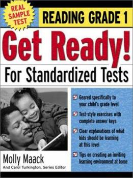 Paperback Get Ready! for Standardized Tests: Reading Grade 1 Book