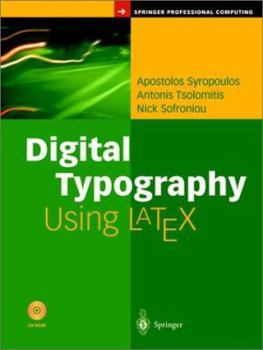 Paperback Digital Typography Using Latex Book