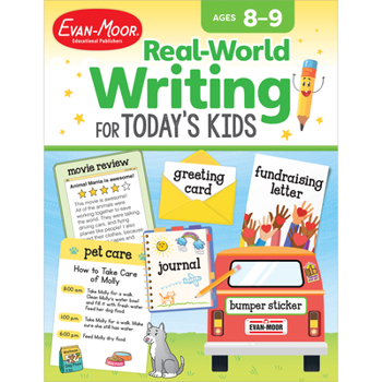 Paperback Real-World Writing Activities for Today's Kids, Ages 8-9 Book