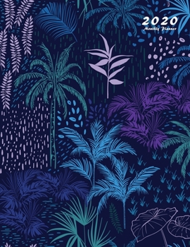 2020 Monthly Planner: Large Monthly Planner with Inspirational Quotes (Blue Forest)