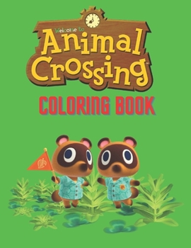 animal crossing coloring book: Coloring Book for Kids and adults