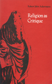 Hardcover Religion as Critique Book