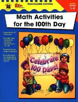 Paperback Math Activities for the 100th Day, Grades 1-2 Book