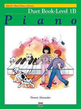 Paperback Alfred's Basic Piano Library: Duet Book, Level 1B Book