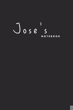 Paperback Jose's notebook: Beautiful gift for men named Jose Book