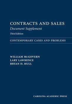 Paperback Contracts and Sales Document Supplement: Contemporary Cases and Problems Book