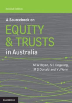 Paperback A Sourcebook on Equity and Trusts in Australia Book