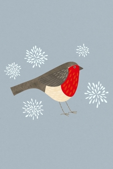 Paperback Notes: A Blank Squared Paper Journal with Cute Robin Cover Art Book