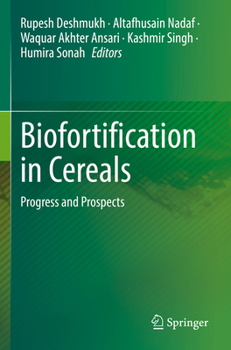 Paperback Biofortification in Cereals: Progress and Prospects Book