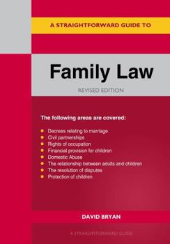 Paperback A Straightforward Guide to Family Law Book