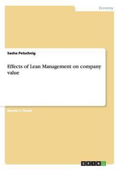 Paperback Effects of Lean Management on company value Book